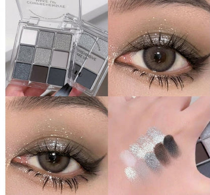 DIKALU Sunset Glow Nine-Color Eyeshadow Palette