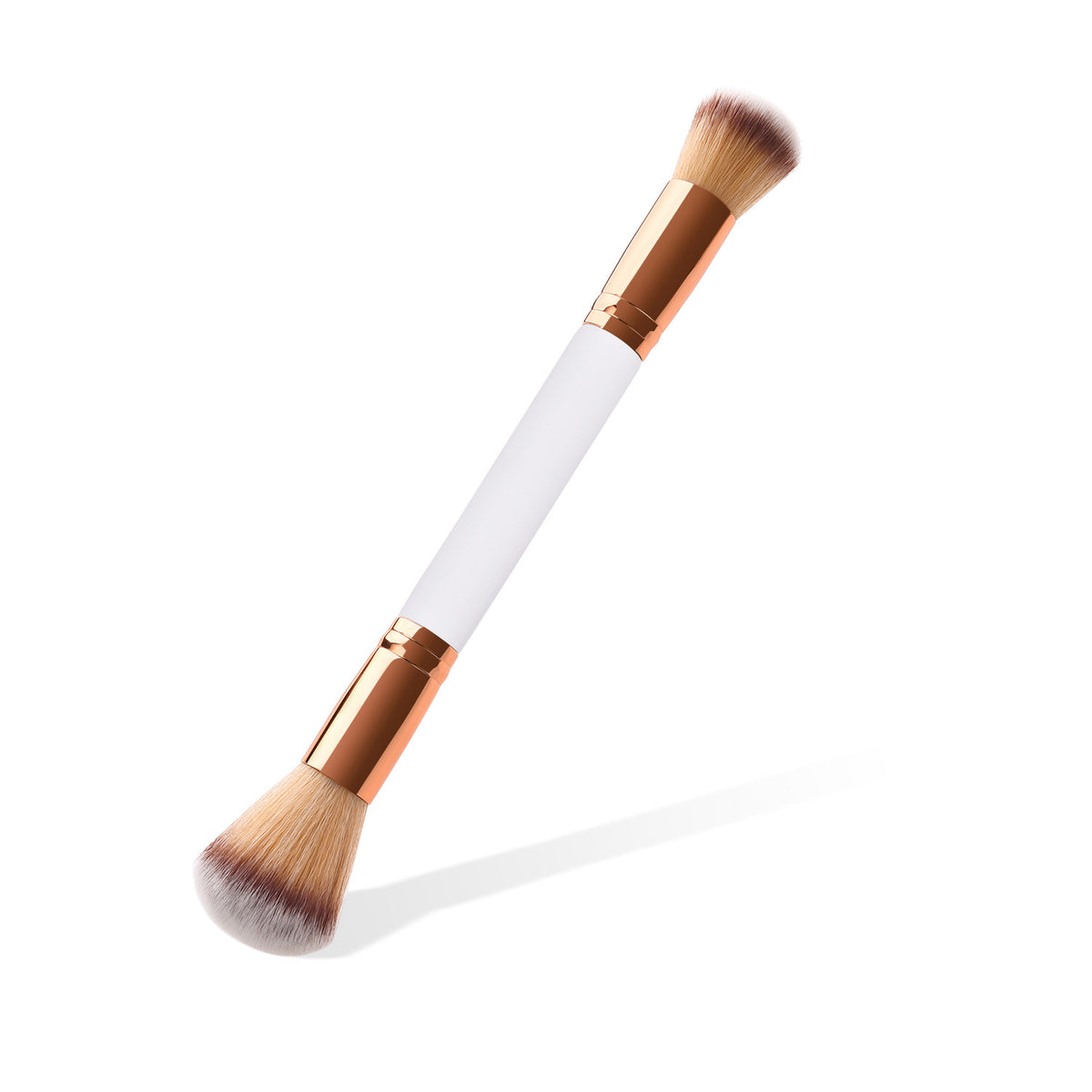 Dual-Head Makeup Brush - Platinum Powder Brush by GUJHUI